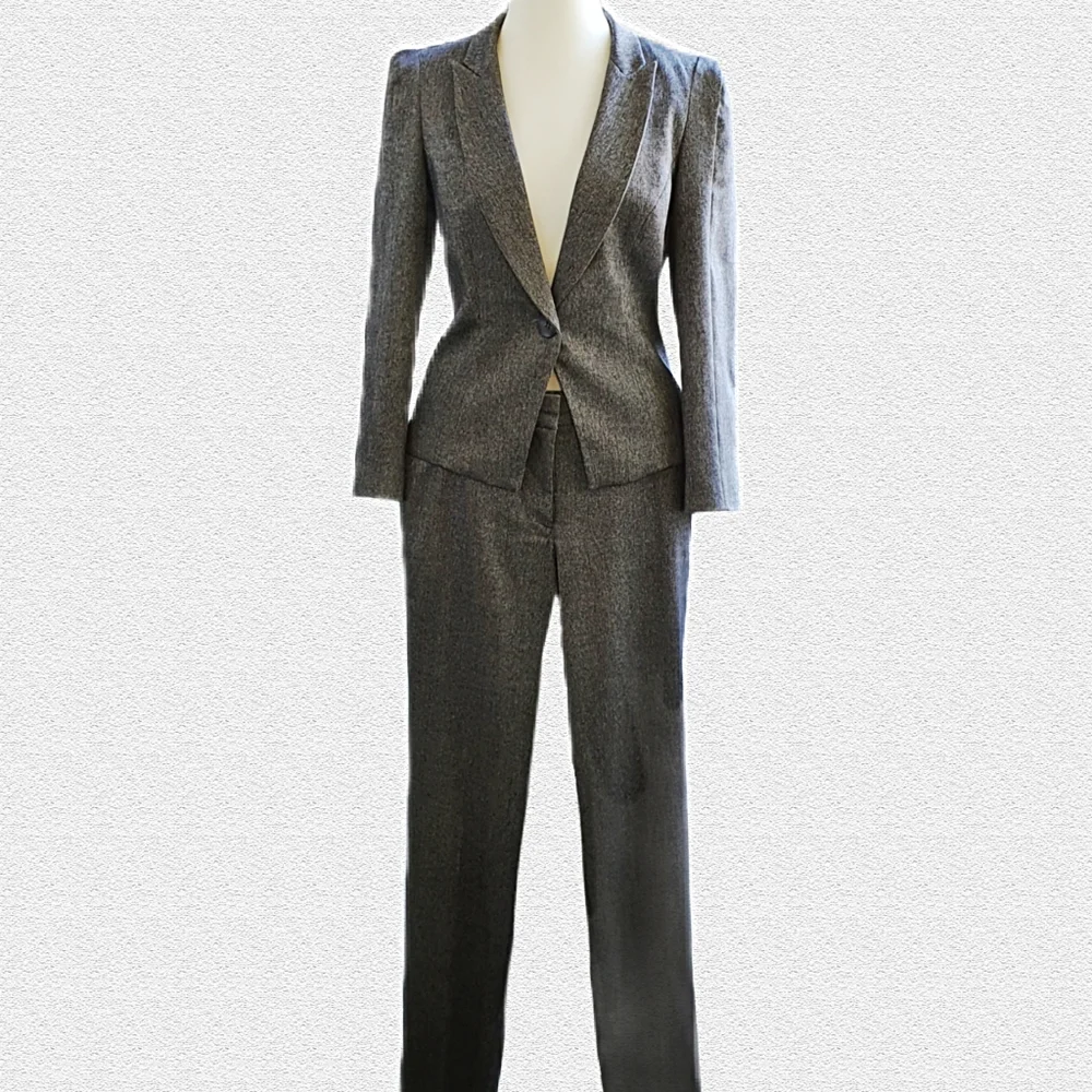 Anthea Crawford 2 Piece Suit Blazer and Pants Size 10 - Picture 3 of 11